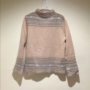 Jones New York lambswool sweater, 95% new. Size L